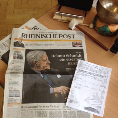 Rheinische Post mit Zeitungsbegleitheft